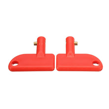 2x Red Disconnect Battery Isolator Cut Off Kill Switch Key For Car Marine Truck