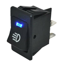 5x Car Auto Fog Light Rocker Toggle Switch Blue LED Dashboard Sales Kit Useful