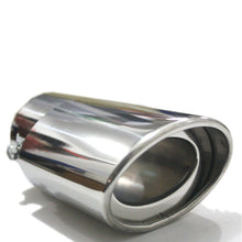 1x Chrome Straight Car Exhaust Pipe Tail Muffler Tip Tail Throat Car Accessories