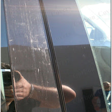 BLACK Pillar Posts for Nissan Rogue 14-20 8pc Set Door Cover Piano Trim