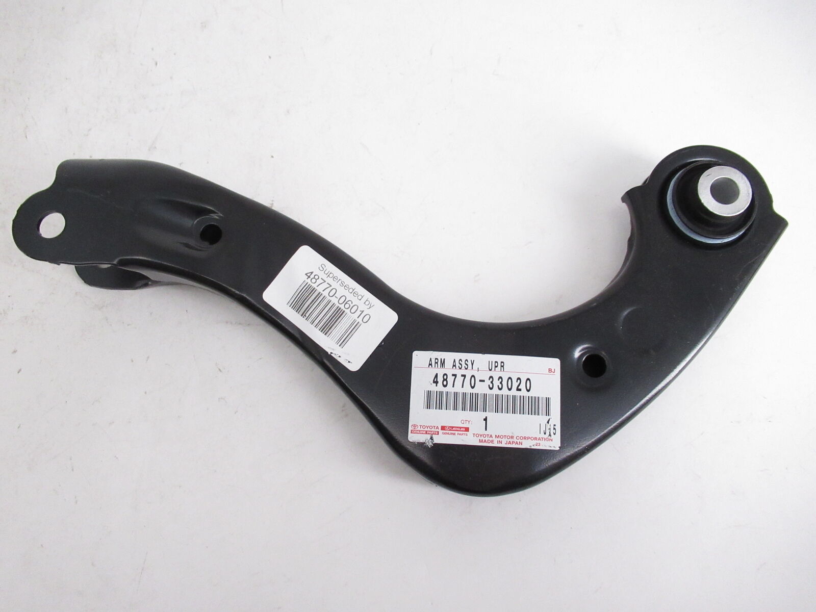 Genuine OEM Toyota 48770-06010 Passenger Rear Upper Control Arm