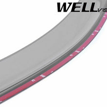 For 14-Up Nissan Rouge WellVisors CHROME TRIM Side Window Visors Rain Deflectors