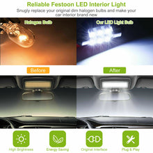 23pc Car Interior Lights LED Map Dome Reading Trunk Bulb License Plate Door Kit