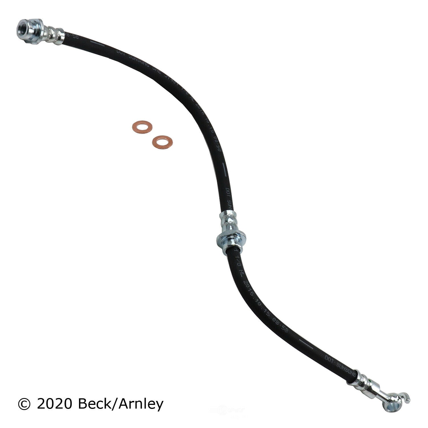Brake Hydraulic Hose Front Right Beck/Arnley 073-2107 fits 11-17 Nissan Quest