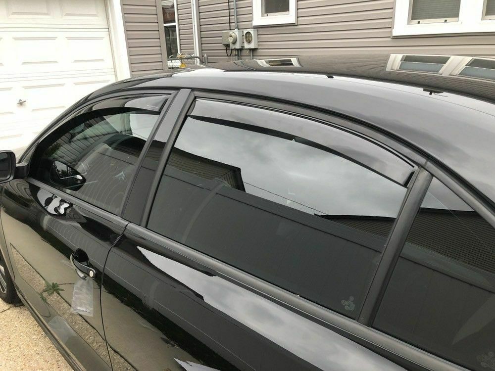 TEAM HEKO IN CHANNEL RAIN GUARDS FOR Toyota Corolla ( FITS 2020) 4 PIECE SET 4DR
