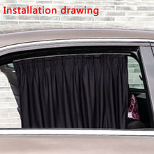 2x Car Sun Shade Side Window Curtain Foldable UV Shield Protection Accessories