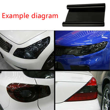 30 × 100cm Dark Smoke Black Tint Film SUV Car Headlights Tail Light Vinyl Wrap