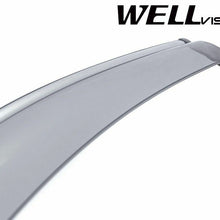 For 14-Up Nissan Rouge WellVisors CHROME TRIM Side Window Visors Rain Deflectors