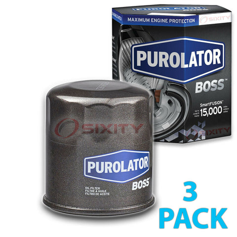 3 Pack Purolator BOSS PBL14476 Engine Oil Filter - 3x Long Life si