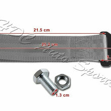 1 x Universal Green Heavy Duty Car Racing Towing Hook Strap Bumper Front & Rear