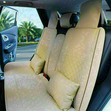 100% PU Leather Luxury Car Seat Covers Set Protector Universal 5-Seats Cushions