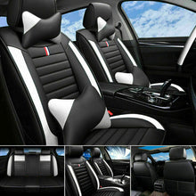 PU Leather Car Seat Covers 5-Sit Cushion Protector Universal Interior Accessoris