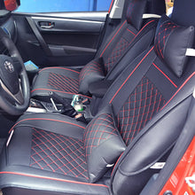 5 Seats Car Seat Cover Front+Rear Cushion PU Leather W/Pillow All Seasons Size S