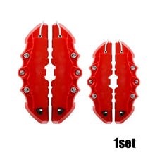 4Pcs 3D Style Car Universal Disc Brake Caliper Covers Front & Rear Kits Red