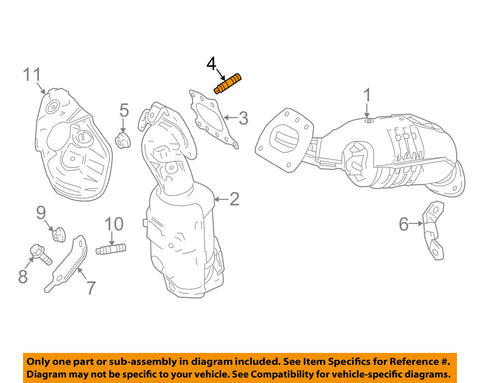 TOYOTA OEM Exhaust Manifold-Exhaust Manifold Stud 90126A0019