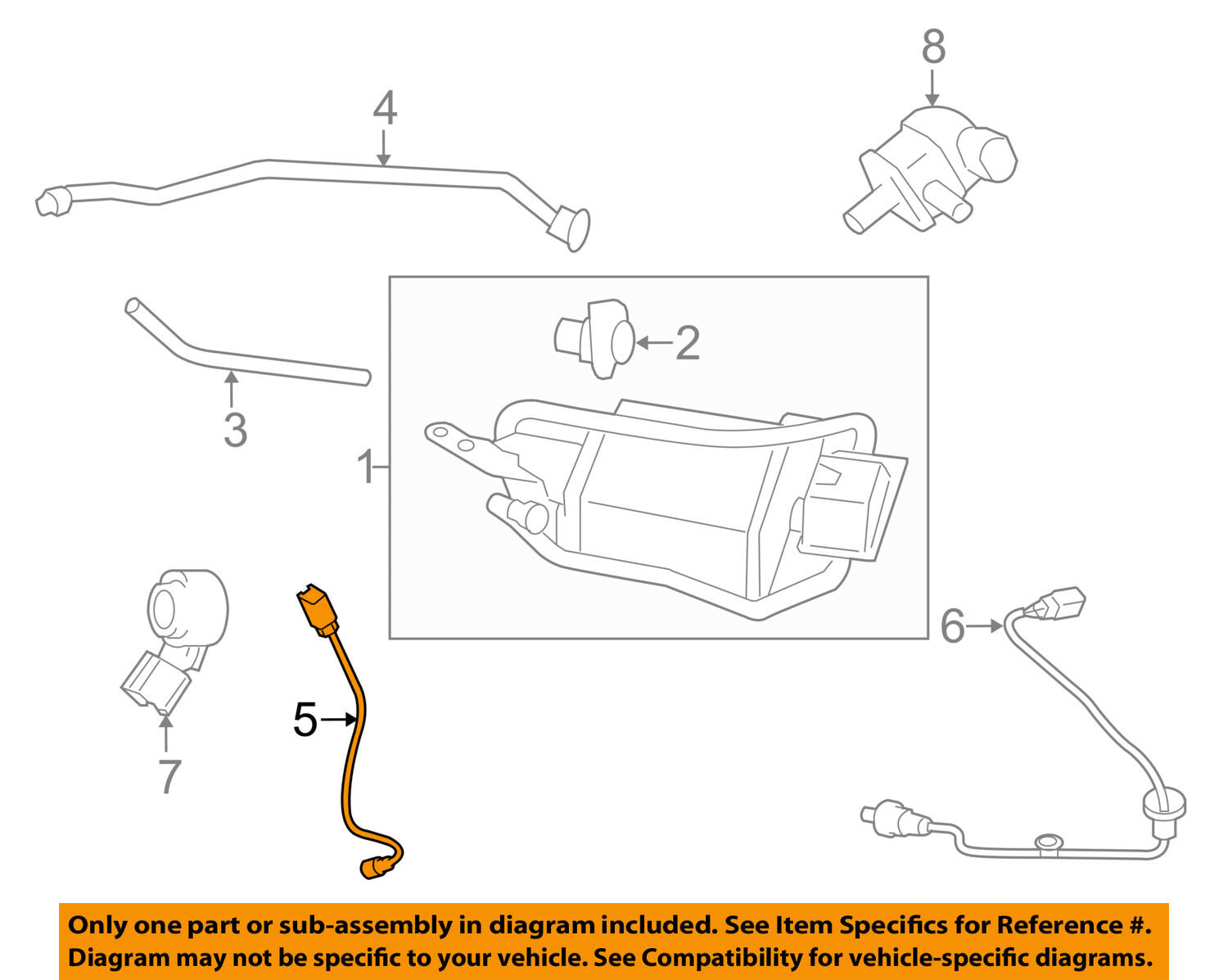 TOYOTA OEM 14-16 Corolla-Oxygen O2 Sensor 8946702090
