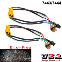 2 x 7443 7444 Load Resistor Fix Hyper Flash For Switchback LED Turn Signal Light