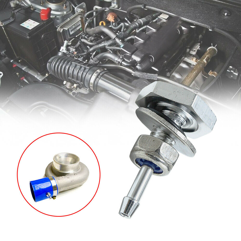 Turbocharger Silicone Pipe Boost Hose Nipple Turbo Vacuum Vac Gauge Fitting 1PC