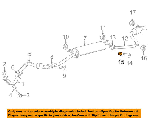 TOYOTA OEM Exhaust-Muffler & Pipe Spring 90501A0006