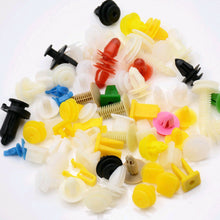 200pcs Auto Car Plastic Rivet Fasteners Push Pin Bumper Fender Panel Clips +Tool