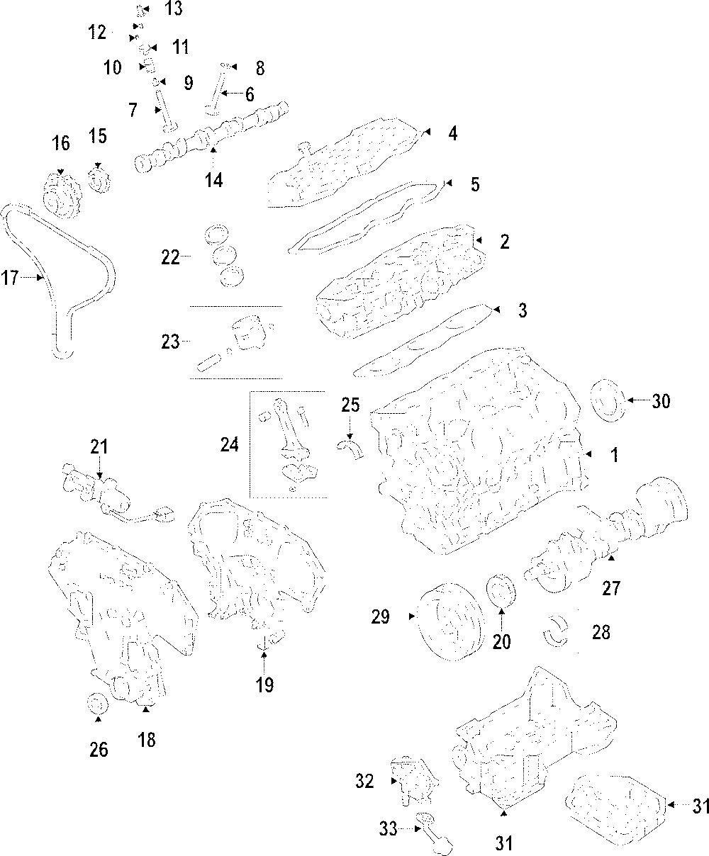 Genuine Nissan Valve Spring Retainers 13209-1KC0A