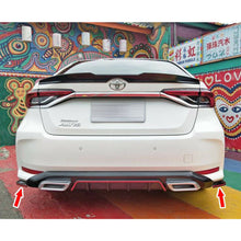 Unpainted For TOYOTA Corolla Altis 12th MF Rear Side Bumper Lip Spoiler Splitter