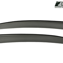 Mugen Style Smoke Tinted Side Vent Window Visors For 16-Up Honda Civic Hatchback