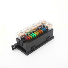 11 Way Car Relay Fuse Box With 6Pcs 5-Pin 12V 80A Relay + 11Pcs Fuses Universal