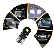 10pcs T10 194 168 W5W SMD LED Car HID CANBUS Error Free Wedge Light Bulb White