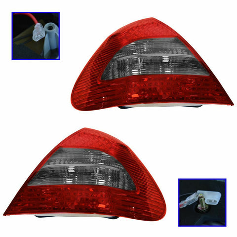Outer Taillamps Taillights Left Right Pair Set for 07-09 Mercedes Benz E-Class