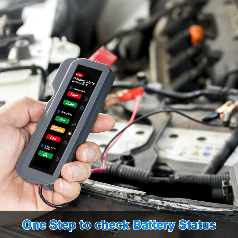 12V Car Battery Load Tester Alternator Analyzer Diagnostic Test Car Accessories