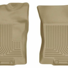 Floor Liners fit 2014-2020 Nissan Rogue front and rear Husky floor mat set Tan
