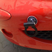 1x Black Car Front Bumper T2 Screw Aluminum CNC Tow Towing Hook Race Accessories