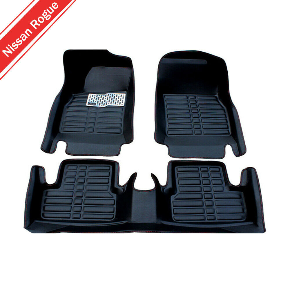 For Fit Nissan Rogue 2014-2020 Car Floor Mats Front & Rear Waterproof Car Mat