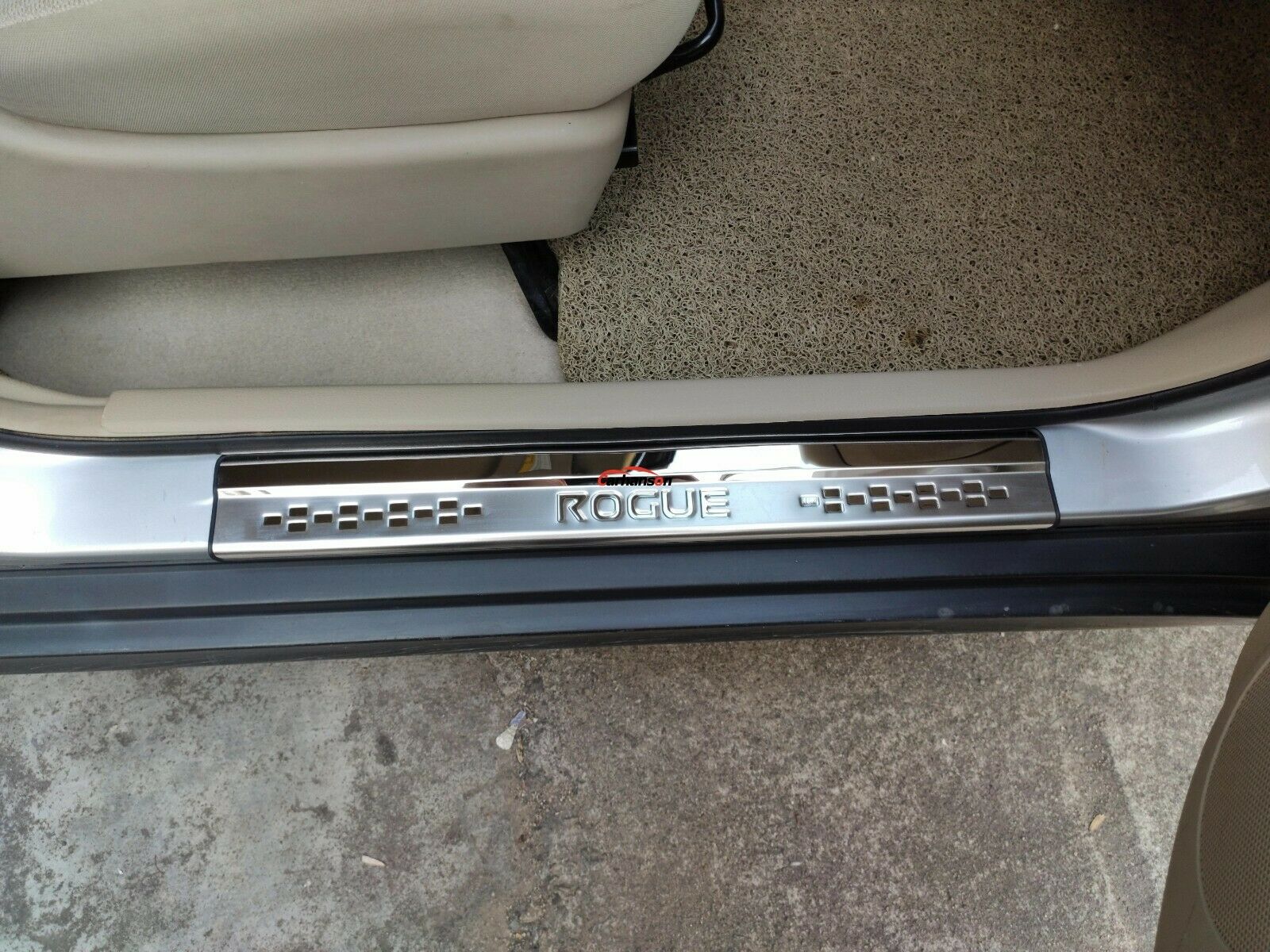 for Nissan Rogue Accessories Steel Door Sill Scuff Plate Car Protector 2014-2020