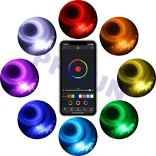 12V RGBW LED Car Star Ceiling Light Kit + 300x Fiber Optic Strip Bluetooth APP