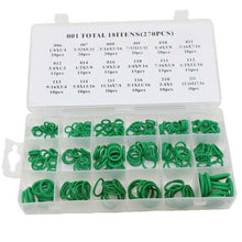 AC A/C System O-Ring Gasket Seals Washer Rapid Seal Repair Kit 18 sizes 270pcs