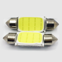 2x COB 39mm Festoon Interior Dome LED Reading Light Car Xenon Lamp Bulbs Whitee