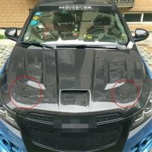 2x Racing Car Flush Mount Hood Latch Steel Pin Lock Kit Clip Carbon Fiber w/ Key