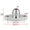 3Pcs Alumimum Alloy Turbo Oil Return Flange 8AN Fit For KKK K03 K04 T517Z T518Z