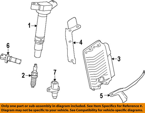 TOYOTA OEM 2018 Camry 2.5L-L4 Ignition-Spark Plug 90919A1001