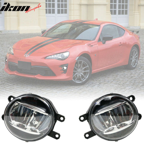 Universal Toyota Cars Factory Front Bumper Fog Lights Lamps Clear Lens