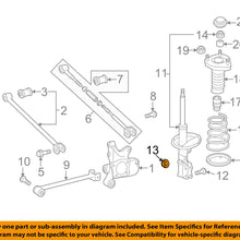 TOYOTA OEM Rear Suspension-Strut Nut 90178A0027