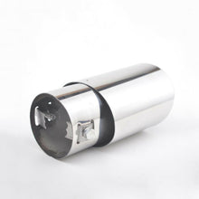 1x Chrome Straight Car Exhaust Pipe Tail Muffler Tip Tail Throat Car Accessories