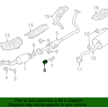 Genuine Nissan Exhaust Manifold Bolt And Spring 20074-3UB0A