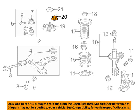 Scion TOYOTA OEM tC Engine Motor Transmission-Side Mount Bracket Nut 90178A0077