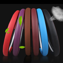 1x PU Leather Black Car SUV Steering Wheel Cover Anti-slip Protector Accessories