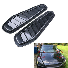 2x Car Decorative Air Flow Intake Scoop Turbo Bonnet Vent Cover Hood Fender