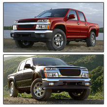 2x Headlights Assembly + Bumper Lights for 2004-2012 GMC Canyon/Chevy Colorado