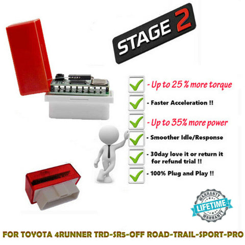 FOR TOYOTA 4RUNNER TRD-SR5-OFF ROAD-TRAIL-SPORT-PRO SUPER OBD2 PERFORMANCE CHIP